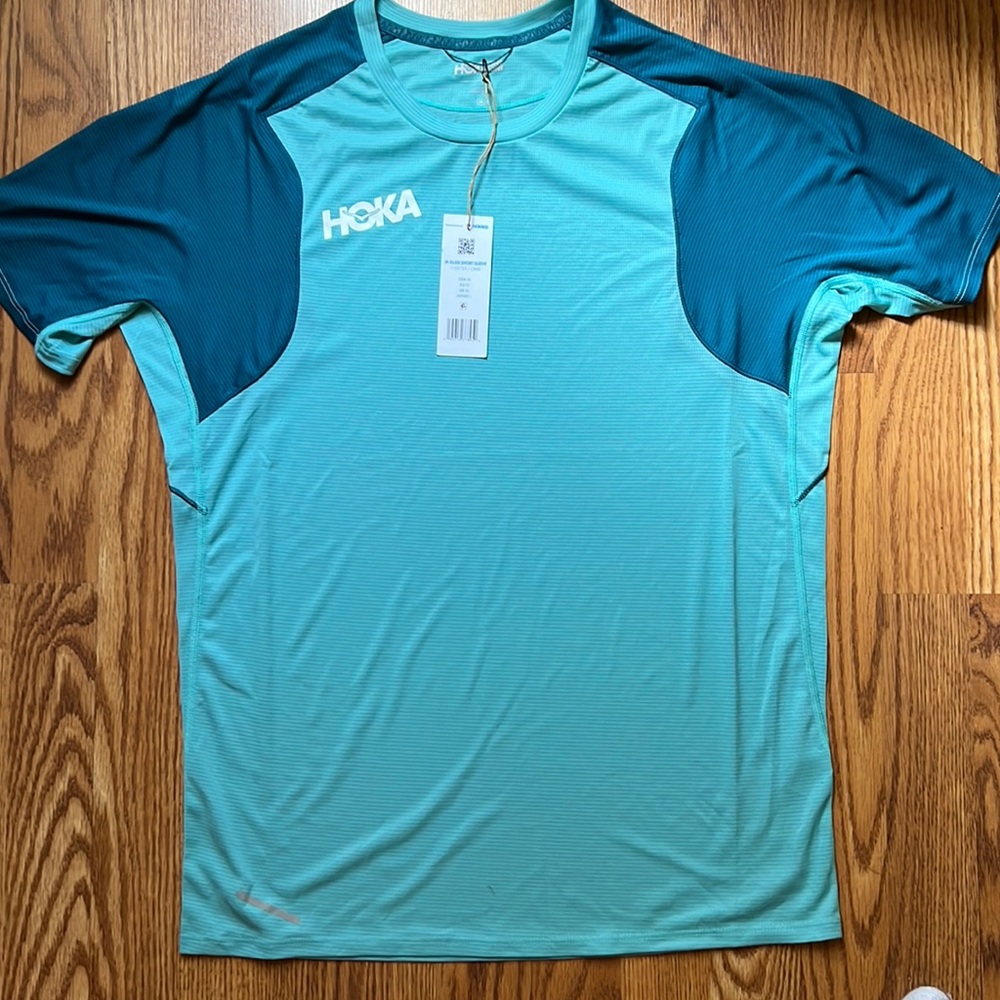 Brand new Hoka glide short sleeve shirt